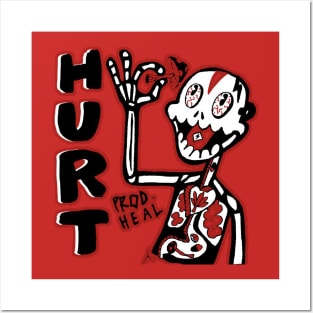 Hurt Prod Heal Posters and Art